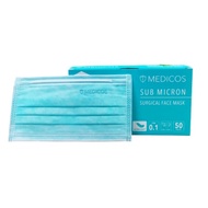 MEDICOS  4 Ply Lumi Series Surgical Face Mask Sea blue 50's