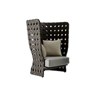 ชุดโซฟาหวายกลางแจ้ง BUNISE P25 - เฟอร์นิเจอร์หวายพร้อมโต๊ะกาแฟ สำหรับระเบียง สวน วิลล่า และคลับเฮาส์