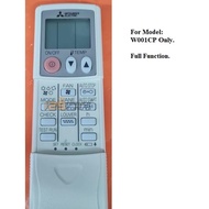 (Local Shop) Genuine 100% New Original Mitsubishi Electric AirCon Remote Control for W001CP (Full Function)