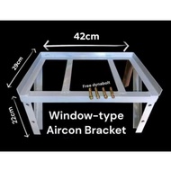 Wall-mounted Window-type Aircon bracket for .5hp and .6hp aircons fullweld bracket Aircon rack