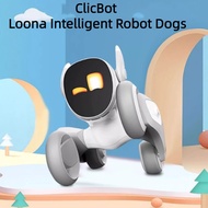 Clicbot Loona Smart Robot Dog Family Modular Robot Pet Voice Control Remote Monitoring Interactive Accompanying High-Tech Programming Face Identification AI Electronic Toy Children Gift