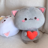Peach Cat Plush / Goma Soft Toy / Cute Peach and Goma Toy