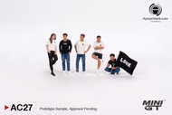 MINI GT Figurine: Team Liberty Walk LBWK MGTAC27 (1:64) Figure Only