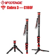 IFOOTAGE 71" Carbon fiber CB3 C180F/Aluminum  CB3 A180F Professional Monopod Telescopic Video Monopo