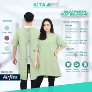 KATUN Men's Inpatient Hospital Patient Uniform Economical Cotton Short SleeveWanita