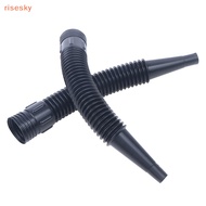 [risesky] Engine Refueling Funnel Pipe For Car Motorcycle Truck Oil Gasoline Filling Strainer Extension Pipe Hose Funnels Tool