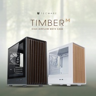 Timber M | Tecware High Airflow Tool-less Glass Panel MATX Case | Chasis Included 4 Fans