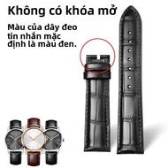 Dây Đeo Đồng Hồ Da Thật Cho Nam Và Nữ Có Khóa Bướm Phụ Kiện Phù Hợp Với Tissot Longines Casio King D