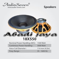 DFL# new speaker Audio seven 18X550 18inch 18 X550