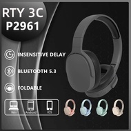 Tai nghe bluetooth p2961 Tai nghe không dây tai nghe stereo hifi với chân đế micro 3.5mm AUX