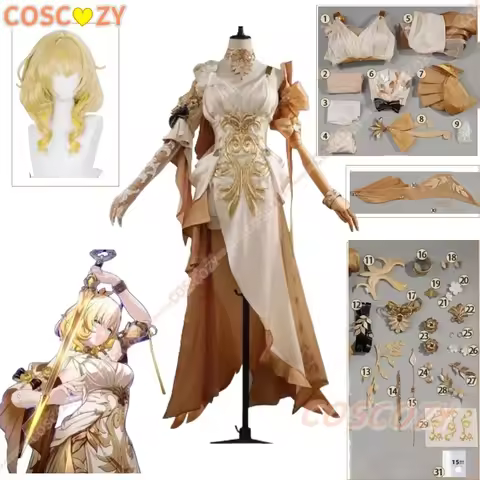 Honkai Star Rail Aglaea Cosplay Costume Wig Shoes Women Girls New Skin Cosplay Full Set Carnival Par