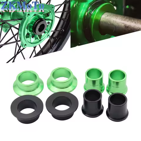 CNC Front Rear Wheel Axle Hub Spacer For Kawasaki KX125 KX250 KX250F KX450F KLX450R KLX KX 125 250 2