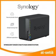SYNOLOGY DS223 2 BAYS NAS DISKSTATION WITH QUAD CORE CPU - 2GB MEMORY | 2-BAYS NAS CLOUD STORAGE