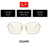Ray-Ban SQUARE | RB1971 001/5F | Female Global Fitting | Photochromic Sunglasses | Size 54mm