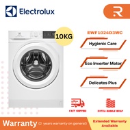 ELECTROLUX 10KG Front Load Washing Machine (White) EWF1024D3WC
