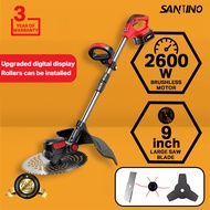 SANTINO  mesin rumput bateri Heavy duty cordless lawn mover grass cutter machine mesin potong rumput