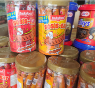 promo sosis indofood sosis eat produk terbaru rasa ayam geprek - rasa original - rasa jagung bakar /