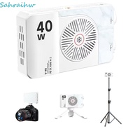 YISHO RGB LED Camera Light, 40W 2800-9000K Mini LED Video Lamp, Lightweight High Power FX 8 Modes wi