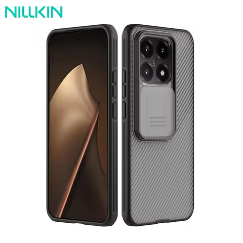 NILLKIN For Xiaomi 15T Pro Case CamShield Pro Sliding Camera Protection TPU PC Hard Back Cover for X