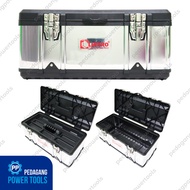LIPPRO L48 Tool Box Stainless Steel Large Tool Box Toolkit