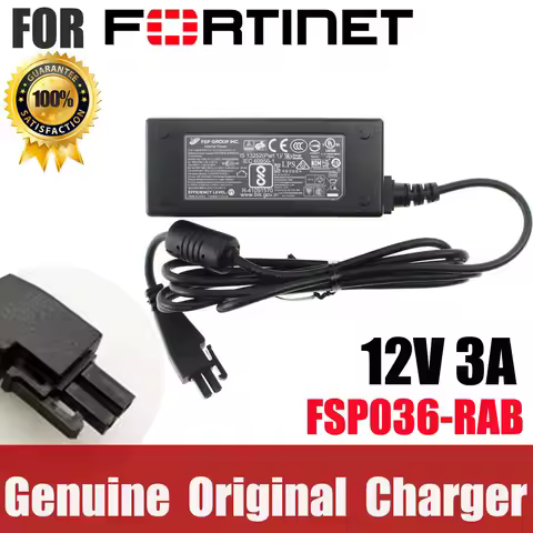 Genuine FSP036-RAB 12V 3A FSP036-RBBN2 Switching Power Adapter For Fortigate FORTINET AD036RAB-FTN3