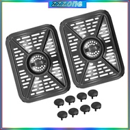 zzz Air Fryers Crisper Plate Grill Tray with Rubber Bumpers for DZ401 DZ550 Replacement Baking Tray 