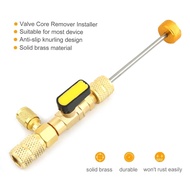 HL for Valve Core Removal Tool HVAC for Valve Core Remover with Dual 1 4 and 5 16 Service Ports Bras