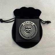 new Skull Chip Haptic Coins Fidget Clicker EDC Adult Metal Fidget Toys Autism ADHD Tool Anti-anxiety