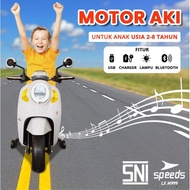 Motor Aki Model Scoopy Mainan Sepeda Anak Motor-Motoran Anak Toys