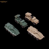 NFPH> 4pcs/set 1/144 Soviet BM21 Hail Rocket Launcher Italy Centaur B1 Tank 4D Steel Ball  Model Sli