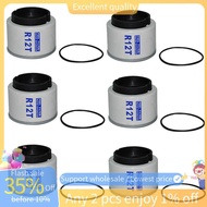 In stock-6 Pcs R12T / Water Separator Filter elements for Racor 140R 120AT S3240 NPT ZG1/4-19 Automo