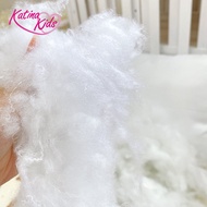 Bông gòn cao cấp gòn lông vũ nhân tạo siêu mềm mượt dùng nhồi gối thú bông