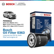 Bosch Oil Filter for Perodua Myvi D20N/Axia/Aruz/Bezza/Ativa 0986AF0363