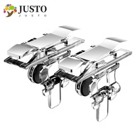 JUSTOMY Mobile Game Trigger, Gamepad Mobile Phone Sensitive PUBG Game Controller,  Aim Key E9 L1 R1 