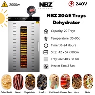 NBZ 20AE Tier Food Dehydrator Machine Food Dryer Dehydrator Dehydrated Machine Mesin pengering makan