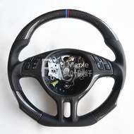 BMW BMW 3 Series M3 E46 Carbon Fiber Steering Wheel Carbon Fiber Steering Wheel D-Type Wheel Sports 