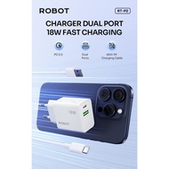 CAS hp TYPE C ANDROID FAST CHARGER SUIT ORIGINAL ROBOT RT-P2