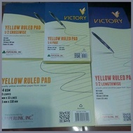 ⚡ YELLOW pad paper set Victory pad paper