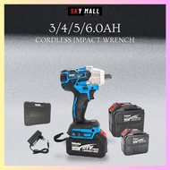 Fukuoka Brushless Moto400Nm Electric 1/2 Inch Cordless Impact Wrench Brushless High Power