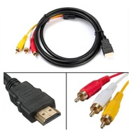 HDMI to RCA Cable - 1.5 Meters HDMI to 3 AV Cable - 1.5 Meters