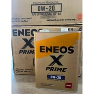Eneos X Prime API SP RC ILSAC GF-6A SAE 0W-20 0W20 Fully Synthetic 4L Made In Japan ** Only In Saraw