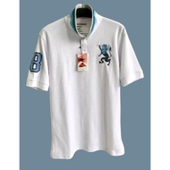 GIORDANO POLO-SHIRT GIORDANO 3D LION polo SHIRT/ men's collared SHIRT/ adult men's t-SHIRT/