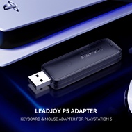 LEADJOY PS Adapter for PlayStation 5, supports playing PS5 games with PS5/PS4/Xbox Series X/Xbox Series S/Switch Pro controllers
