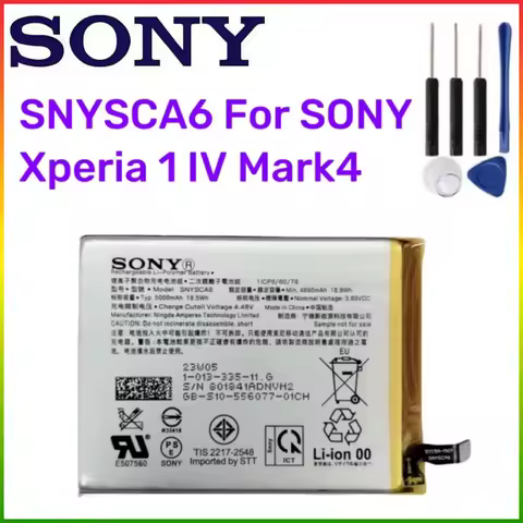 Original SONY SNYSCA6 Battery For SONY Xperia 1 IV Xperia 5V Xperia 1V Mark4 Mark 4 High Quality 500