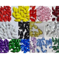 7x12/9x18/12x24mm Acrylic Teardrop Beads