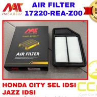 MEAUSU AIR FILTER HONDA CITY SEL IDSI, JAZZ IDSI ( MSAF-REA / 17220-REA-Z00 ) PENAPIS UDARA
