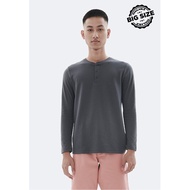 MANZONE Men's Long Sleeve T-Shirt East - BESTBUY-GREY