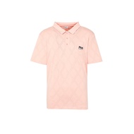 FILA Golf 男吸濕排汗POLO衫-柔和桃 1POY-2101-LR