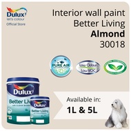 Dulux Interior Wall Paint - Almond (30018) (Better Living) - 1L / 5L