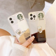 Welcome Floating Cup Star-Bucks Liquid Quicksand Hard Case For iPhone 17 Pro Max 16 Pro Max 15 Pro M